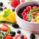 Bowl of fruits, vegetables and nuts